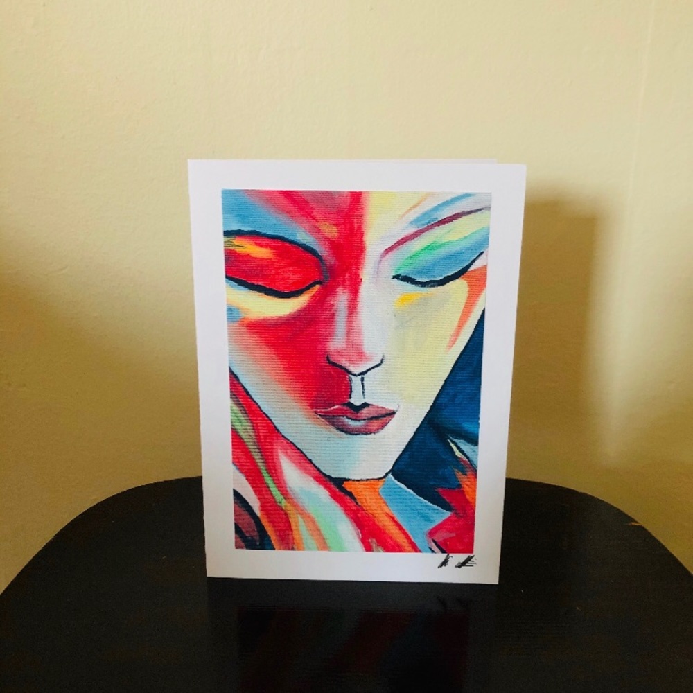 3 (handmade) blank greeting cards